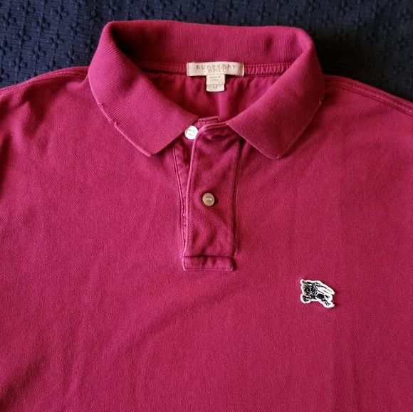 Burberry Other - Burberry Brit Red Distressed Polo - M